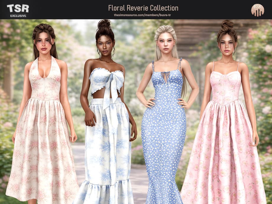 Коллекция одежды Floral Reverie Collection